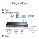 TP-LINK Bridge / Router TP-Link 18-Port Gigabit Rackmount Switch with 16 PoE+ - TL-SG1218MP