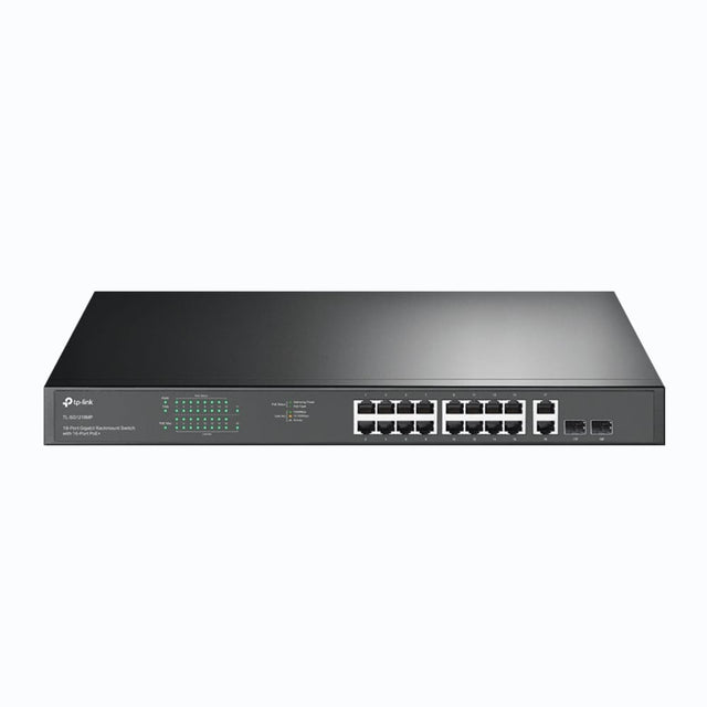 TP-LINK Bridge / Router TP-Link 18-Port Gigabit Rackmount Switch with 16 PoE+ - TL-SG1218MP