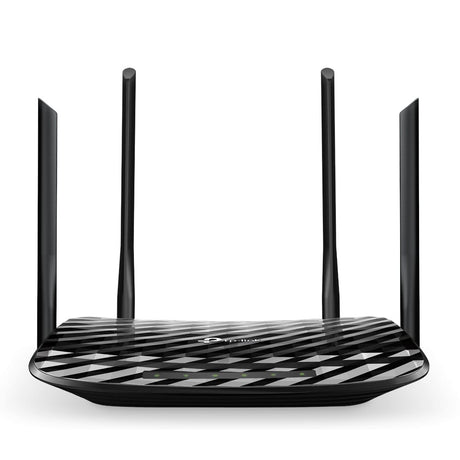 TP-LINK Bridge / Router TP-Link AC1200 wireless router Gigabit Ethernet Dual-band (2.4 GHz / 5 GHz) Black - ARCHER A6
