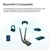 TP-LINK Network Adapter TP-Link AX1800 Wi-Fi 6 Bluetooth 5.2 PCIe Adapter - ARCHER TX20E