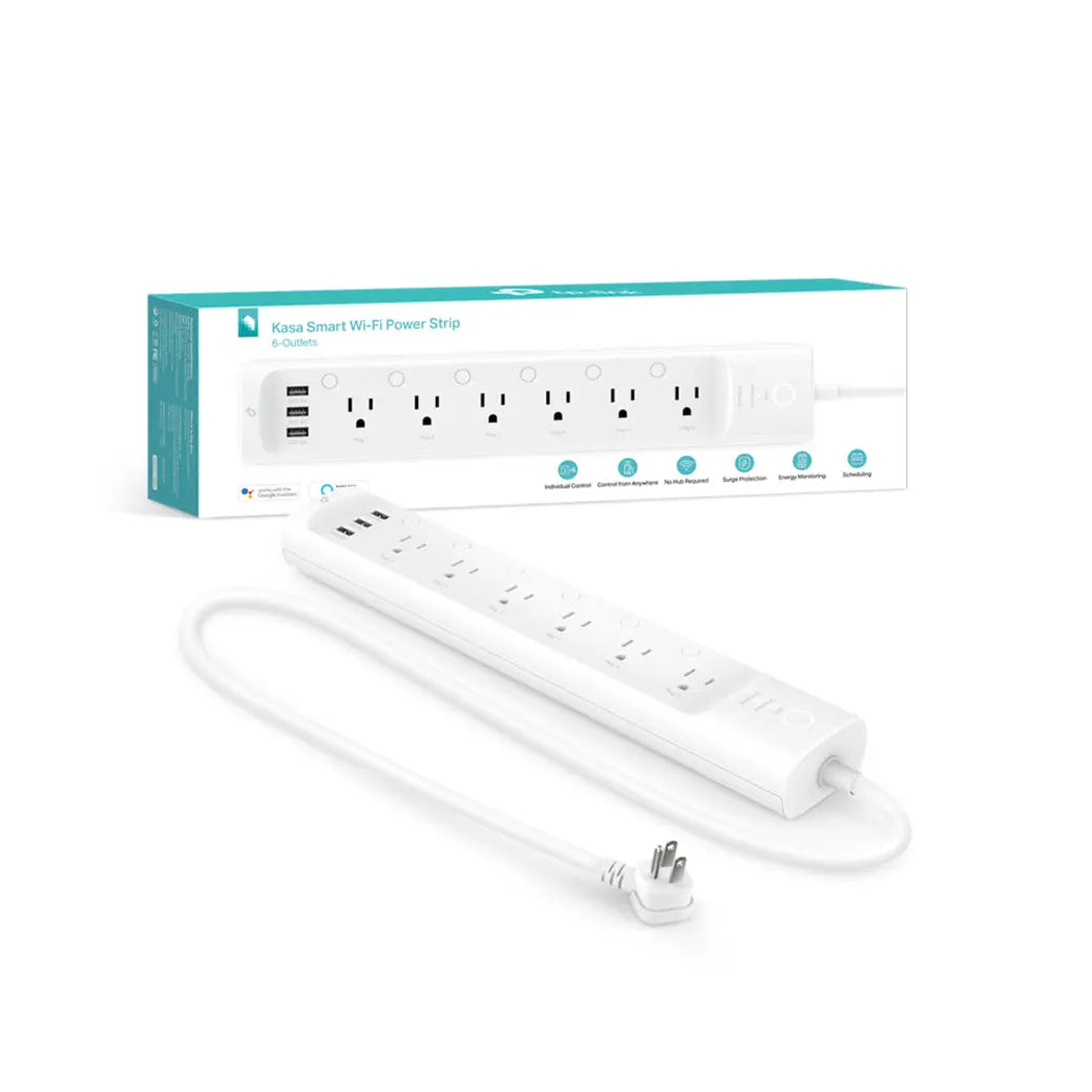 TP-LINK TP-Link HS300 power extension 6 AC outlet(s) Indoor White - HS300