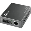 TP-LINK MC100CM - Fast Ethernet SFP to RJ45 Fiber Media Converter - Fiber to Ethernet Converter - 10/100Mbps RJ45 Port to 100Base-FX Multi-Mode Fiber - MC100CM TP-LINK