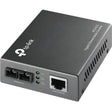 TP-LINK TP-LINK MC210CS - Gigabit SFP to RJ45 Fiber Media Converter - Fiber to Ethernet Converter - Grey - 10/100/1000Mbps RJ45 Port to 1000Base-LX Single-Mode Fiber - MC210CS