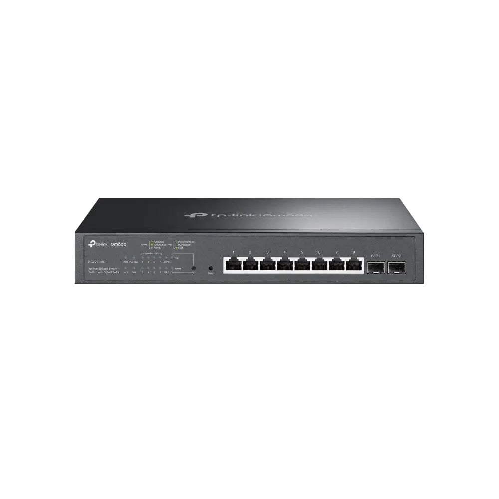 TP-LINK TP-Link Omada 10-Port Gigabit Smart Switch with 8-Port PoE+ - SG2210MP