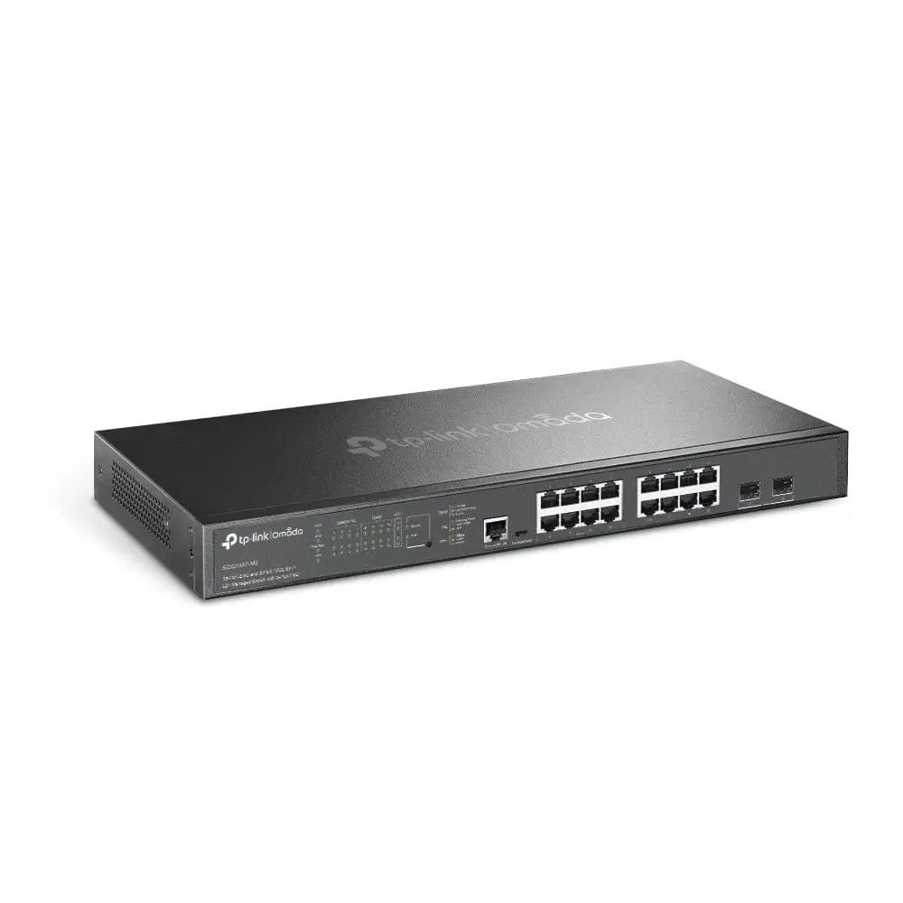 TP-LINK TP-Link Omada 16-Port 2.5G and 2-Port 10GE SFP+ L2+ Managed Switch with 8-Port PoE+ - SG3218XP-M2