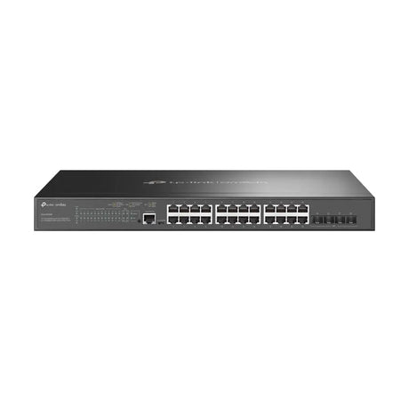 TP-Link Omada 24-Port Gigabit and 4-Port 10GE SFP+ L2+ Managed Switch with 24-Port PoE+ - SG3428XMP TP-LINK