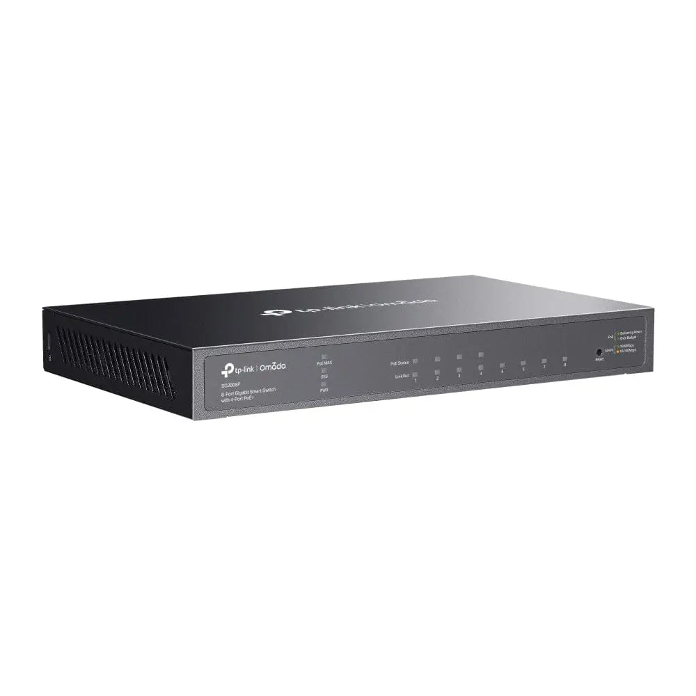 TP-LINK TP-Link Omada 8-Port Gigabit Smart Switch with 4-Port PoE+ - SG2008P
