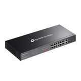 TP-LINK TP-Link Omada DS1018GMP network switch Unmanaged Gigabit Ethernet (10/100/1000) Power over Ethernet (PoE) 1U Black - DS1018GMP