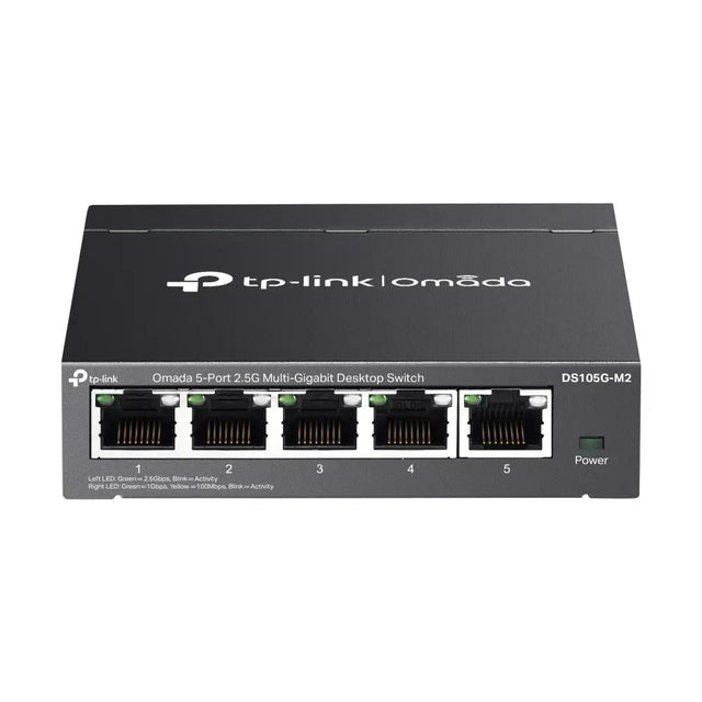 TP-LINK TP-Link Omada DS105G-M2 network switch Unmanaged 2.5G Ethernet (100/1000/2500) Black - DS105G-M2