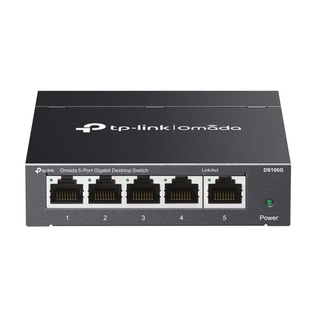 TP-LINK TP-Link Omada DS105G network switch Unmanaged Gigabit Ethernet (10/100/1000) Black - DS105G