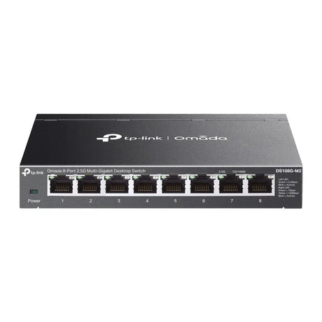 TP-LINK TP-Link Omada DS108G-M2 network switch Unmanaged 2.5G Ethernet (100/1000/2500) Black - DS108G-M2