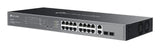 TP-LINK TP-Link Omada ES220GMP network switch Managed L2 Gigabit Ethernet (10/100/1000) Power over Ethernet (PoE) Black - ES220GMP