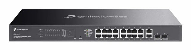 TP-LINK TP-Link Omada ES220GMP network switch Managed L2 Gigabit Ethernet (10/100/1000) Power over Ethernet (PoE) Black - ES220GMP