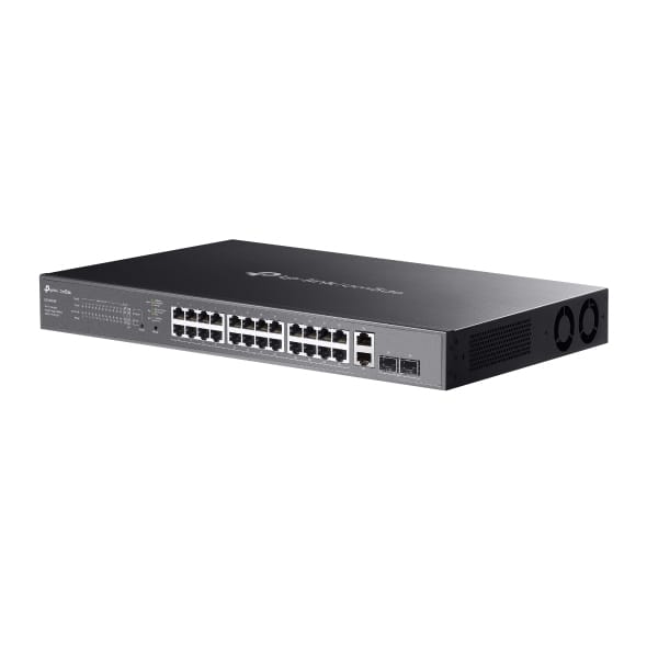 TP-LINK TP-Link Omada ES228GMP network switch Managed L2 Gigabit Ethernet (10/100/1000) Power over Ethernet (PoE) Black - ES228GMP