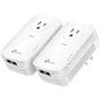 TP-LINK TP-Link TL-PA9020P KIT - AV2000 2-Port Gigabit Passthrough Powerline Starter Kit - Ethernet Over Power - Plug&Play - Power Saving - 2x2 MIMO - Noise Filtering - Extra Power Socket for other Devices -  - TL-PA9020P KIT