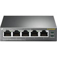 TP-LINK TP-Link TL-SG1005P - 5-Port Gigabit PoE Switch - Limited Lifetime Protection - 4 PoE+ Ports @65W - Desktop - Plug & Play - Sturdy Metal w/ Shielded Ports - Fanless - QoS & IGMP Snooping - TL-SG1005P