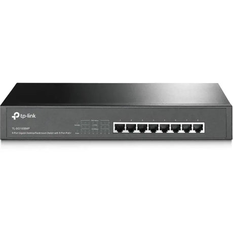 TP-LINK TP-Link TL-SG1008MP - 8-Port Gigabit PoE Switch - Limited Lifetime Protection - 8 PoE+ Ports @153W - Rackmount - Plug & Play - Sturdy Metal - Shielded Ports - Overload Protection w/ Port Priority - TL-SG1008MP