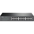 TP-LINK TP-LINK TL-SG1024DE - 24-Port Gigabit Easy Smart Switch - Limited Lifetime Protection - Plug & Play - Desktop/Rackmount - Sturdy Metal w/ Shielded Ports - Support QoS, Vlan, IGMP & LAG - TL-SG1024DE