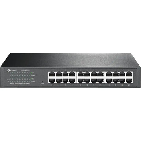 TP-LINK TP-LINK TL-SG1024DE - 24-Port Gigabit Easy Smart Switch - Limited Lifetime Protection - Plug & Play - Desktop/Rackmount - Sturdy Metal w/ Shielded Ports - Support QoS, Vlan, IGMP & LAG - TL-SG1024DE