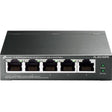 TP-LINK TP-Link TL-SG105PE - 5-Port Gigabit Easy Smart Switch with 4-Port PoE+ - Limited Lifetime Protection - 4 PoE+ Port @65W - Easy Smart - Plug & Play - Shielded Ports - Support QoS, Vlan, IGMP and Link A...  - TL-SG105PE