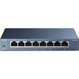 TP-LINK TP-LINK TL-SG108 - 8 Port Gigabit Unmanaged Ethernet Network Switch - Limited Lifetime Protection - Ethernet Splitter - Plug & Play - Fanless Metal Design - Shielded Ports - Traffic Optimization - TL-SG108