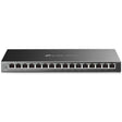 TP-LINK TP-Link TL-SG116E - 16-Port Gigabit Easy Smart Switch - Limited Lifetime Protection - Plug & Play - Desktop/Wall-Mount - Sturdy Metal w/ Shielded Ports - Support QoS, Vlan, IGMP and LAG - TL-SG116E