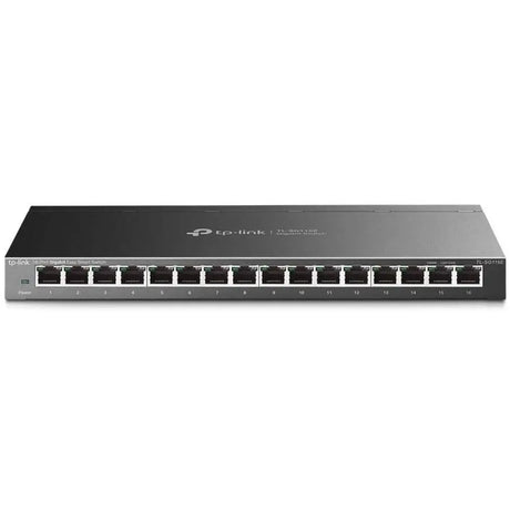 TP-LINK TP-Link TL-SG116E - 16-Port Gigabit Easy Smart Switch - Limited Lifetime Protection - Plug & Play - Desktop/Wall-Mount - Sturdy Metal w/ Shielded Ports - Support QoS, Vlan, IGMP and LAG - TL-SG116E