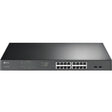 TP-LINK TP-Link TL-SG1218MPE - JetStream 16-Port Gigabit Easy Smart PoE/PoE+ Switch - Limited Lifetime Protection - Easy Smart Managed - 16 PoE+ Ports @250W, 2 non-PoE ports, 2 combo SFP slots - QoS, Vlan, IG...  - TL-SG1218MPE
