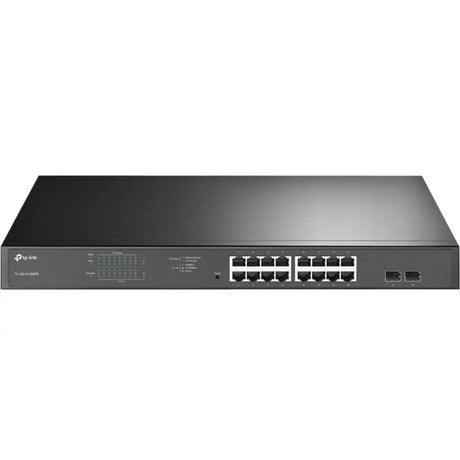 TP-LINK TP-Link TL-SG1218MPE - JetStream 16-Port Gigabit Easy Smart PoE/PoE+ Switch - Limited Lifetime Protection - Easy Smart Managed - 16 PoE+ Ports @250W, 2 non-PoE ports, 2 combo SFP slots - QoS, Vlan, IG...  - TL-SG1218MPE