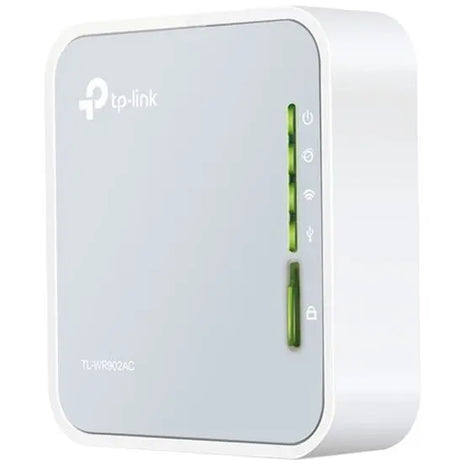 TP-LINK TP-Link TL-WR902AC - AC750 Wireless Portable Nano Travel Router - Dual Band WiFi - Support Multiple Modes - WiFi Router/Hotspot/Bridge/Range Extender/Access Point/Client Modes - 1 USB 2.0 Port - TL-WR902AC