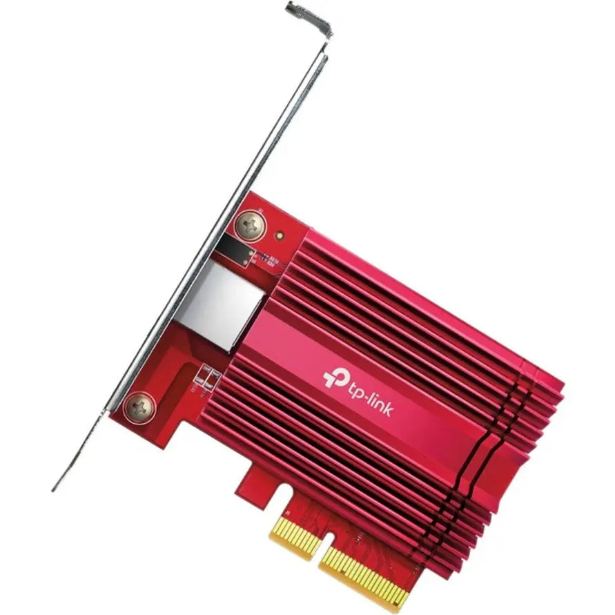 TP-LINK TP-Link TX401 - 10GB PCIe Network Card - 10 Gigabit Ethernet Network Adapter - Supports Windows 11/10/8.1/8/7 - Windows Servers 2019/2016/2012 R2 and Linux - Including a CAT6A Ethernet Cable - TX401