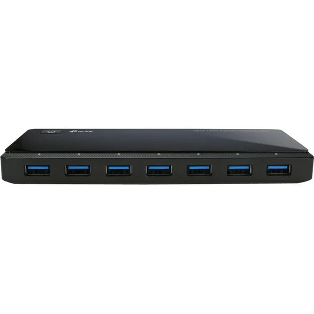 TP-LINK TP-Link UH720 - Powered USB Hub 3.0 with 7 USB 3.0 Data Ports and 2 Smart Charging USB Ports - Compatible with Windows, Mac, Chrome & Linux OS, with Power On/Off Button, 12V/4A Power Adapter - UH720