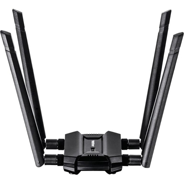 TRENDNET TRENDnet AC1900 High Power Dual Band Wireless USB Adapter, Increase-Extend WiFi Wireless Coverage, Stream 4K HD Video, Windows-Mac OS Compatible, USB 3.0 to USB Type A, Black, TEW-809UB - AC1900 High ...  - TEW-809UB