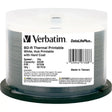 VERBATIM BD-R 25GB 16X DataLifePlus White Thermal Printable, Hub Printable - 50pk Spindle - 50pk Spindle - 97338