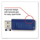 VERBATIM Digital Media Classic USB 2.0 Flash Drive, 16 GB, Blue, 5/Pack - 99810