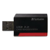 VERBATIM Digital Media USB 3.0 Pocket Card Reader - 98538