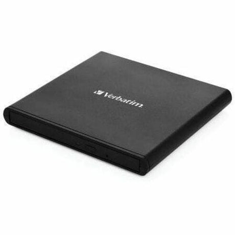VERBATIM External Slimline CD/DVD Writer - DVD±R/±RW Support/24x CD Rewrite/8x DVD Rewrite - Double-layer Media Supported - USB 2.0 - Slimline - 98938
