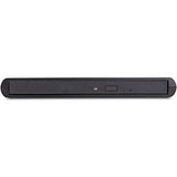 VERBATIM External Slimline CD/DVD Writer - DVD±R/±RW Support/24x CD Rewrite/8x DVD Rewrite - Double-layer Media Supported - USB 2.0 - Slimline - 98938