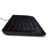 VERBATIM Keyboards Verbatim Illuminated Wired Keyboard - 99789