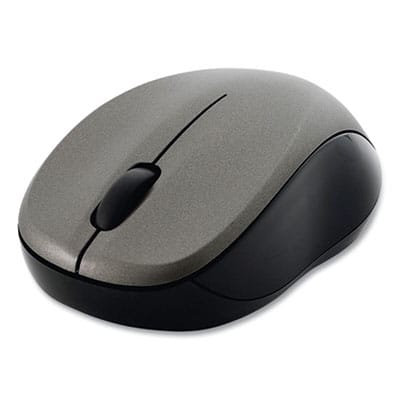 VERBATIM Pointing Devices Silent Wireless Blue LED Mouse, 2.4 GHz Frequency/32.8 ft Wireless Range, Left/Right Hand Use, Graphite - 99769