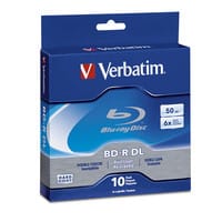 VERBATIM Removable Disk Drive Verbatim 97335 blank Blu-Ray disc BD-R 50 GB 10 pc(s) - 97335