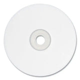 VERBATIM VERBATIM CD-R Printable Recordable Disc, 700 MB/80 Minute, 52x, Spindle, White, 100/Pack - 95251