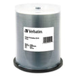 VERBATIM VERBATIM CD-R Printable Recordable Disc, 700 MB/80 Minute, 52x, Spindle, White, 100/Pack - 95251