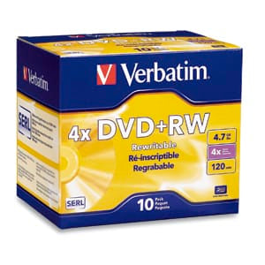 VERBATIM Verbatim DataLifePlus DVD+RW 4.7 GB 10 pc(s) - 94839