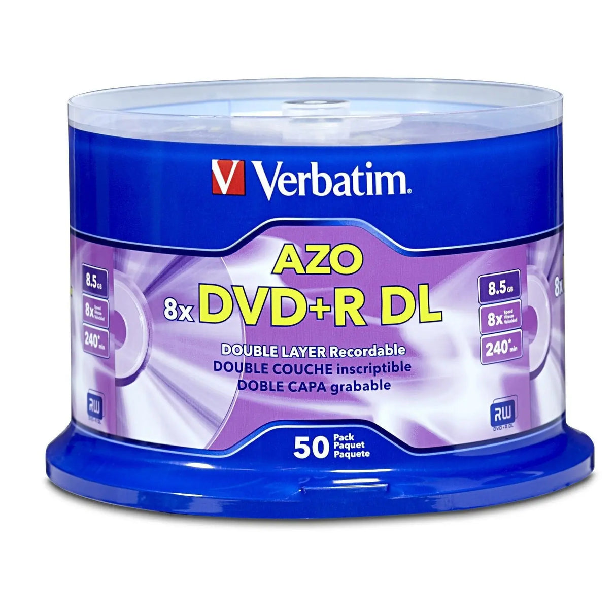 VERBATIM Verbatim DVD+R DL 8.5GB 8X 50 pk 50 pc(s) - 97000