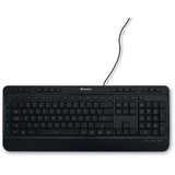 Verbatim Illuminated Wired Keyboard - Cable Connectivity - USB Type A Interface Media Player Hot Key(s) - Windows, Mac OS, Linux - Black - 99789 VERBATIM