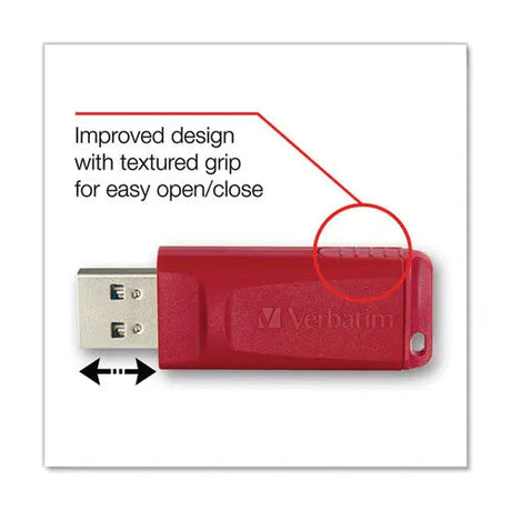 VERBATIM VERBATIM Store 'n' Go USB Flash Drive, 16 GB, Assorted Colors, 4/Pack - 99123