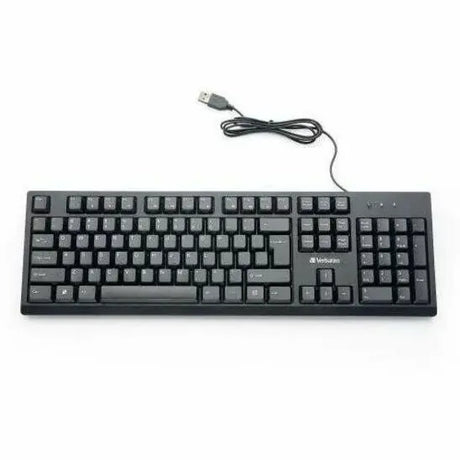 VERBATIM Verbatim Wired Keyboard - Cable Connectivity - USB Interface Multimedia Hot Key(s) - Linux, Chrome OS, Mac OS, Windows, Mac, PC