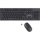 VERBATIM Verbatim Wireless Keyboard and Mouse - USB Type A Wireless Bluetooth 2.40 GHz Keyboard - USB Type A Wireless Mouse - Optical - 1000 dpi - 3 Button - Multimedia Hot Key(s) - Symmetrical - AA, AAA - Com...  - 70724