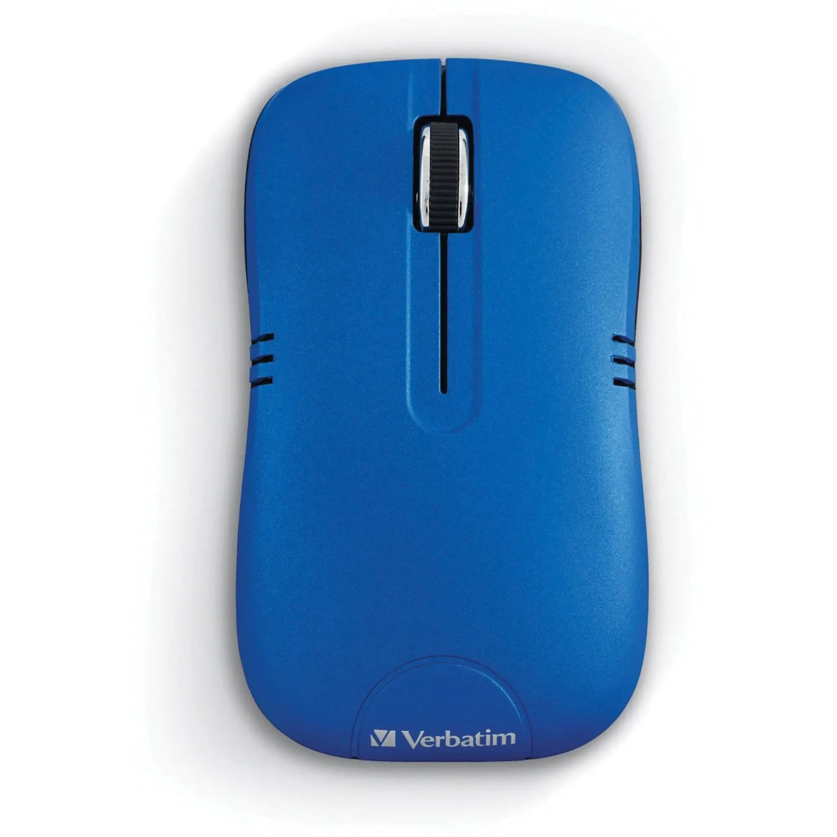 VERBATIM Verbatim Wireless Notebook Optical Mouse, Commuter Series - Matte Blue - Optical - Wireless - Radio Frequency - Matte Blue - 1 Pack - USB Type A - 1200 dpi - Scroll Wheel - 3 Button(s) - Symmetrical - 99766